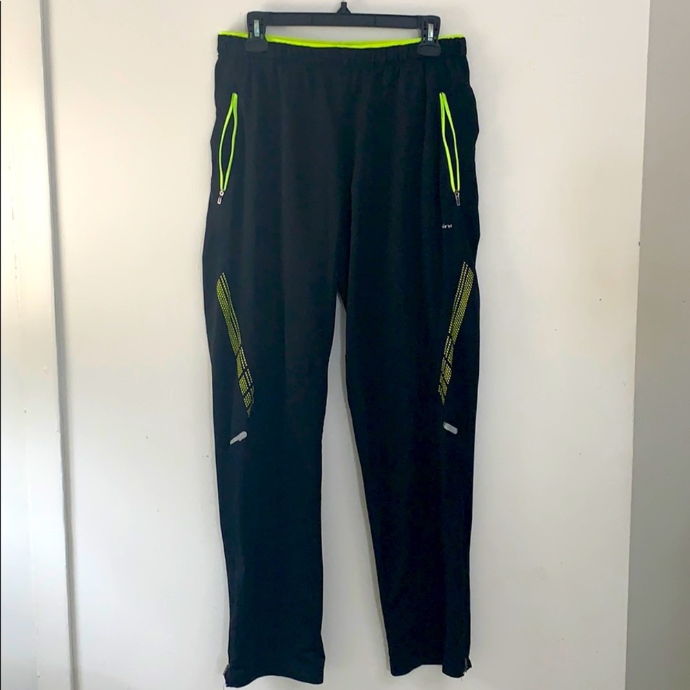 Hind Neon Green and Black Tracker Suit Joggers